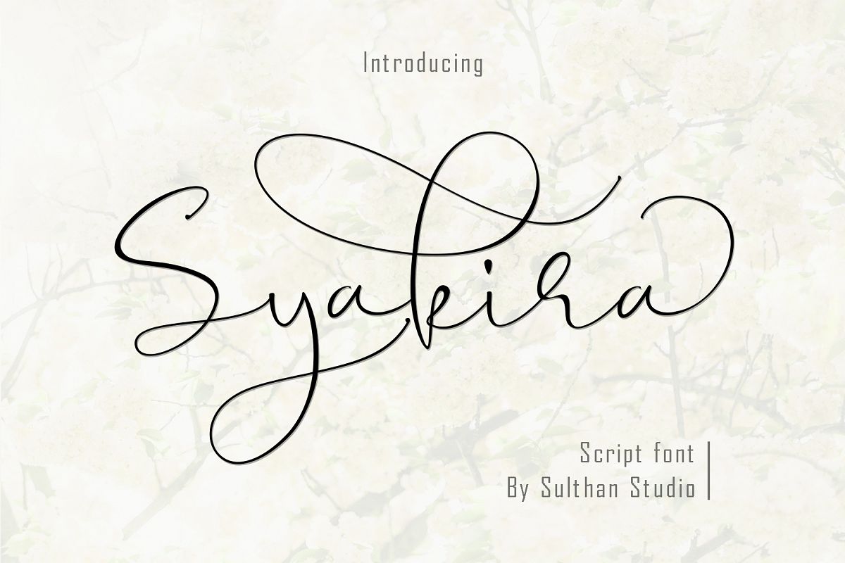 Syakira Script example image 1
