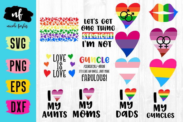 LGBT Pride SVG Bundle example image 1
