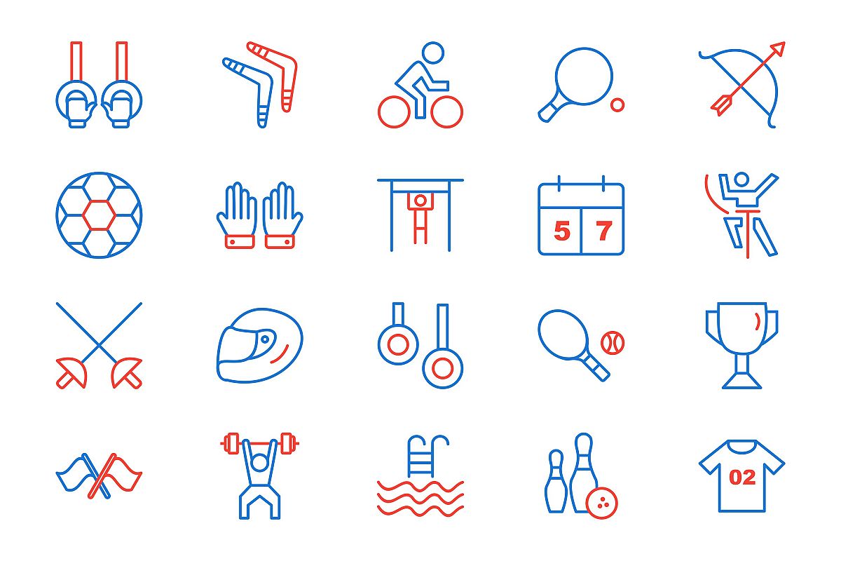 Set Of Sports And Game Icons example image 1