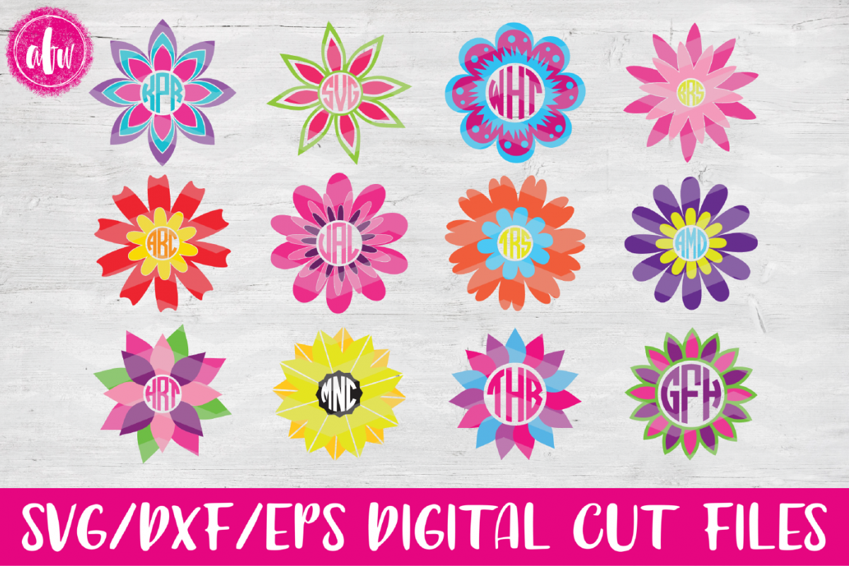 Free Free 130 Flower Monogram Svg Free SVG PNG EPS DXF File