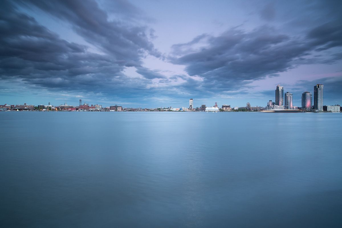 Cityscape view after sunset example image 1