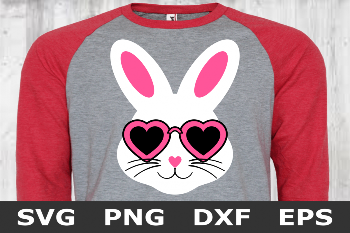Bunny Face Girl - An Easter SVG Cut File example image 1
