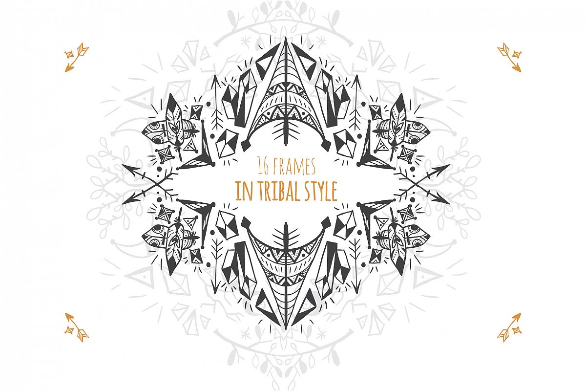 16 frames in ethnic style example image 1