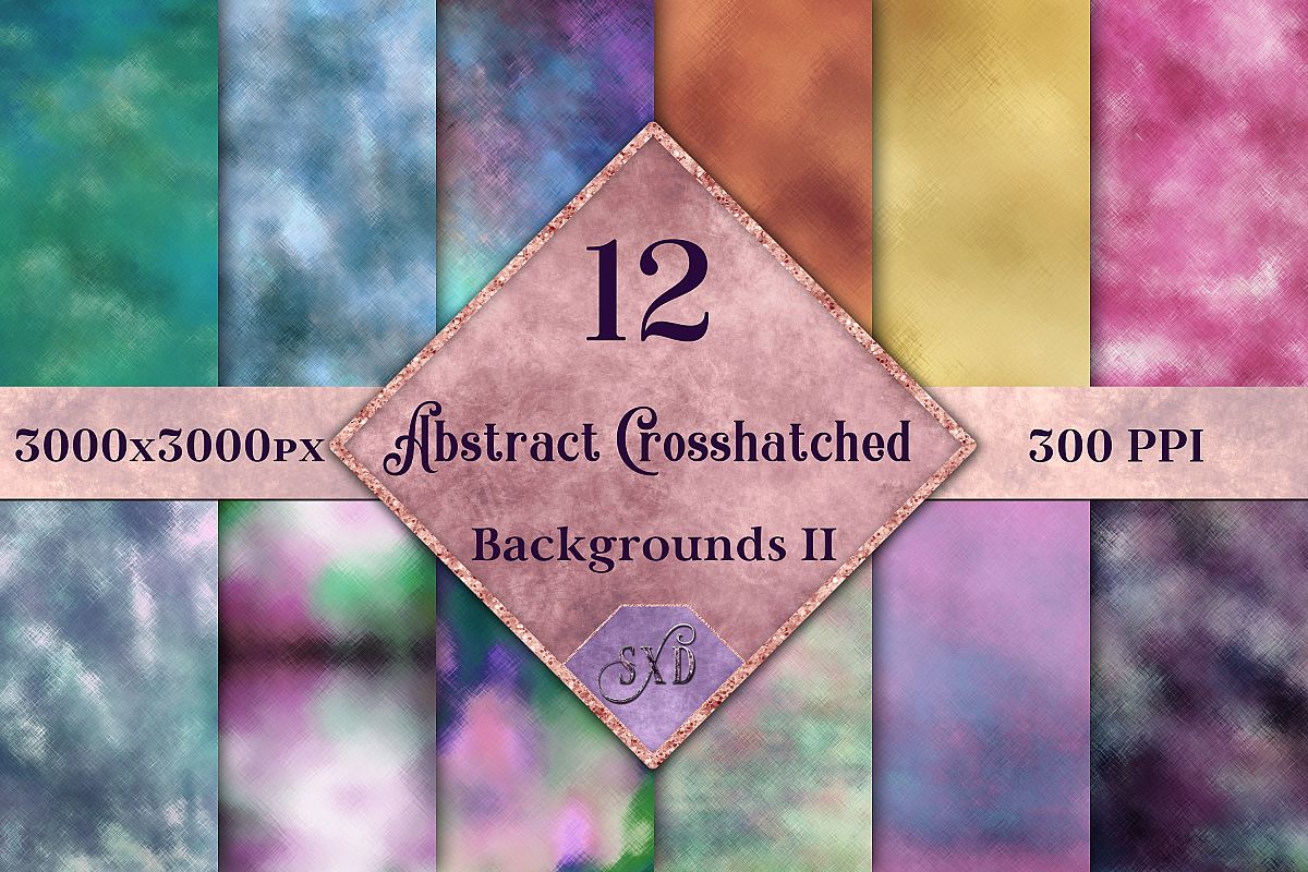 Abstract Crosshatched Backgrounds Vol 2 - 12 Image Textures example image 1