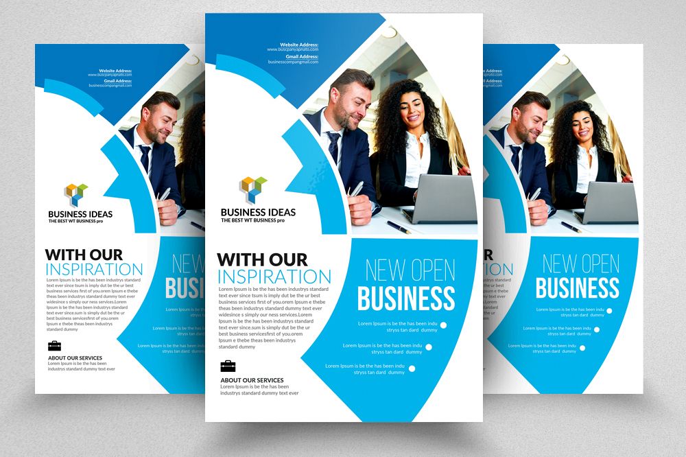 business strategic flyer templates ad advertising brochure ideas