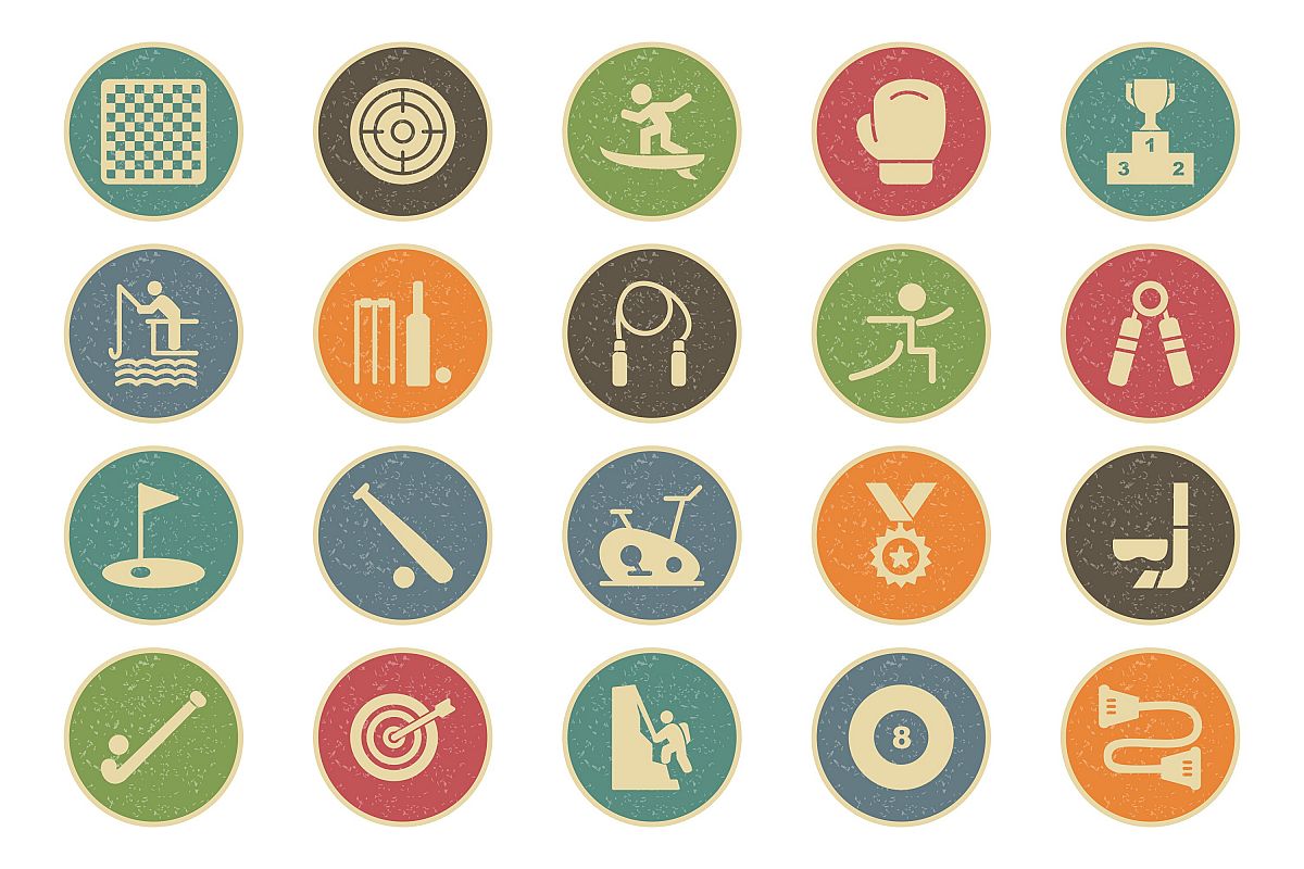 Set Of Sports And Game Icons example image 1