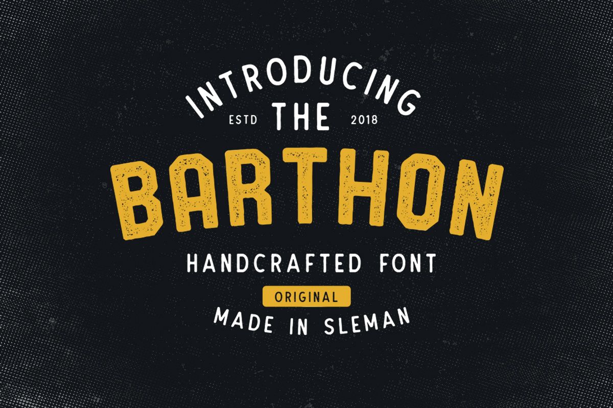 Barthon Typeface Combo 7Fonts! example image 1