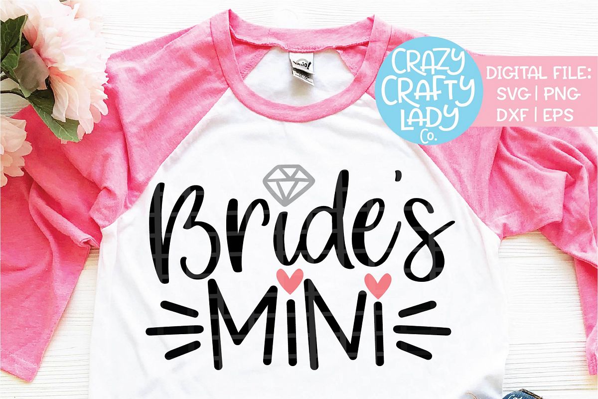 Bride's Mini Wedding SVG DXF EPS PNG Cut File example image 1