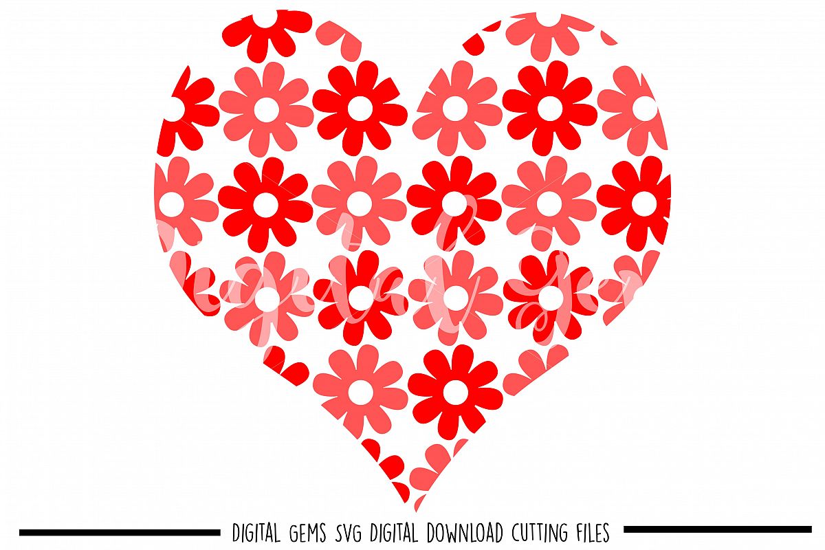 Heart SVG / DXF / EPS / PNG files example image 1