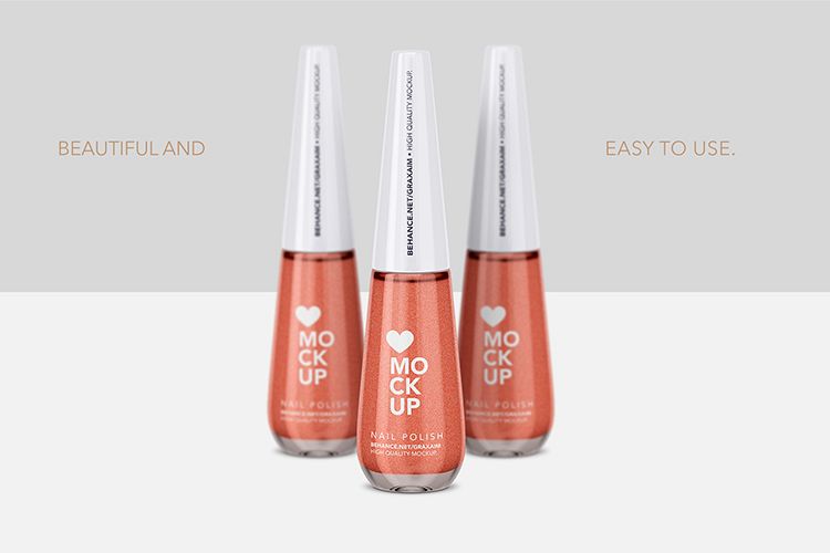 Nail Polish Mockup - Front View example image 1