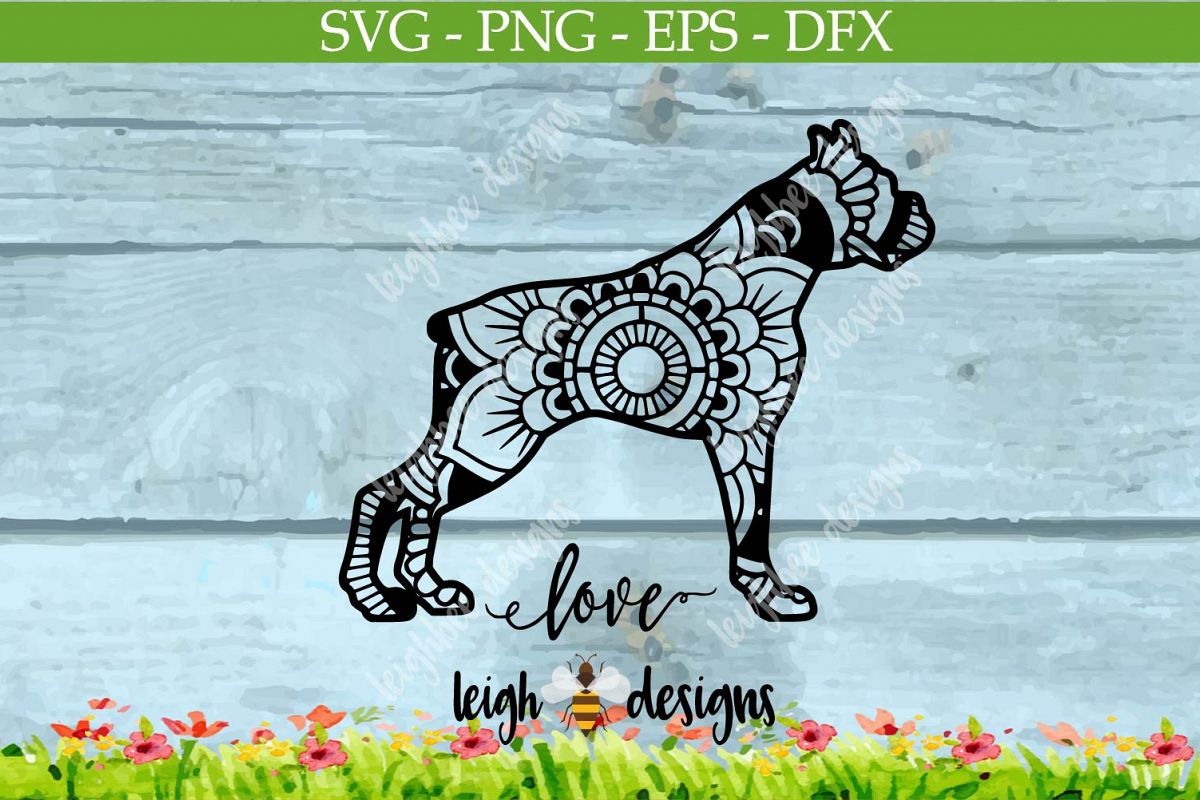 Boxer Mandala (61841) | SVGs | Design Bundles