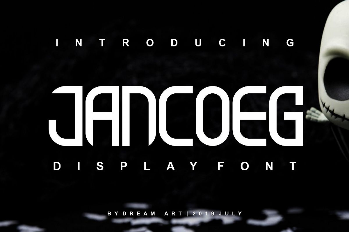JANCOEG - BOLD FONT example image 1