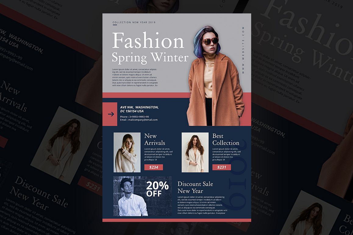 Fashion Spring Winter Flyer example image 1