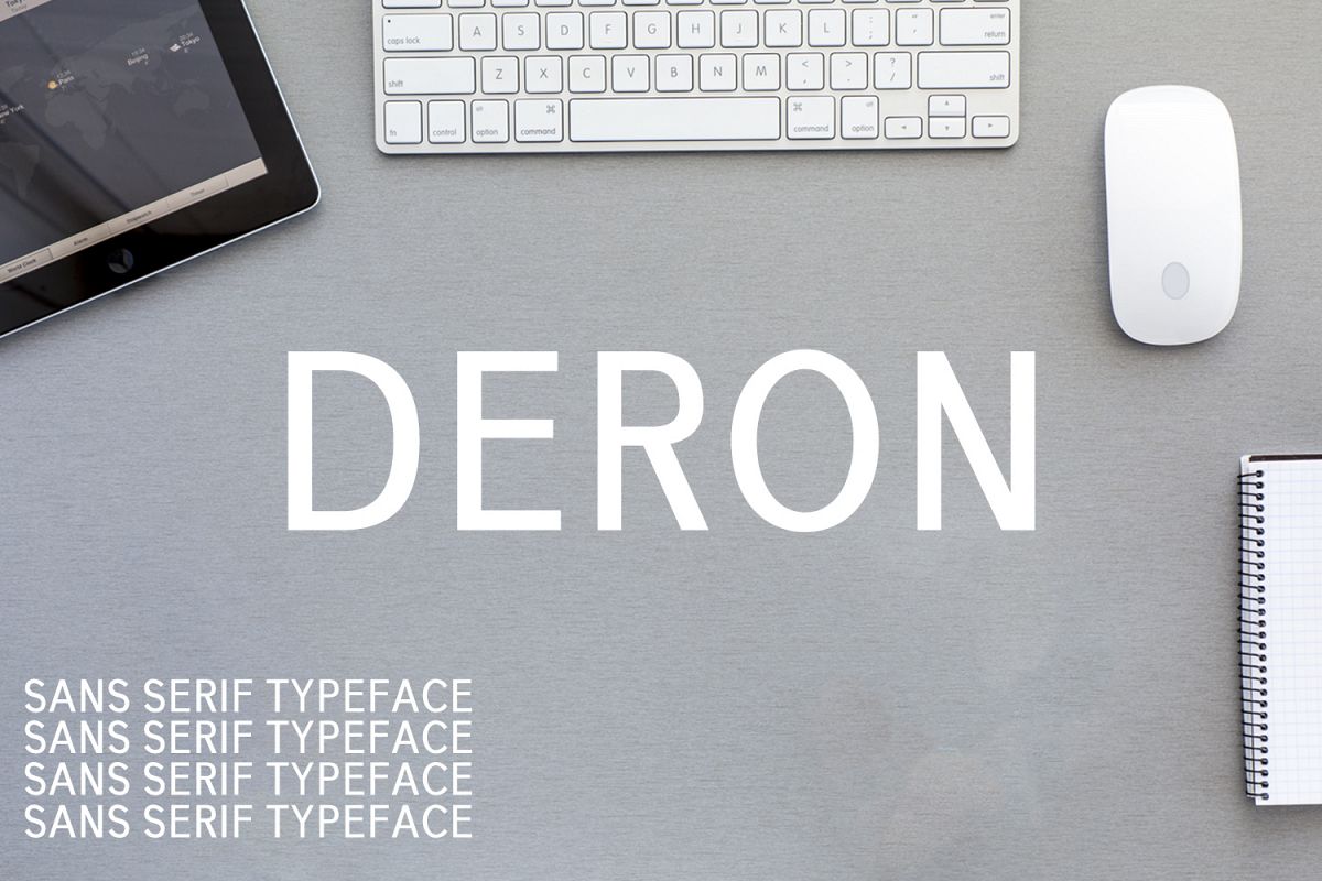 Deron Sans Serif Typeface example image 1