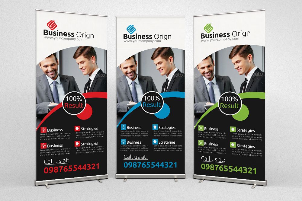 Business Dealing Roll Up Banners example image 1