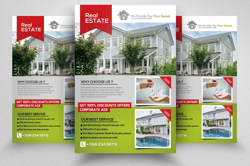 Real Estate Flyer Template example image 1