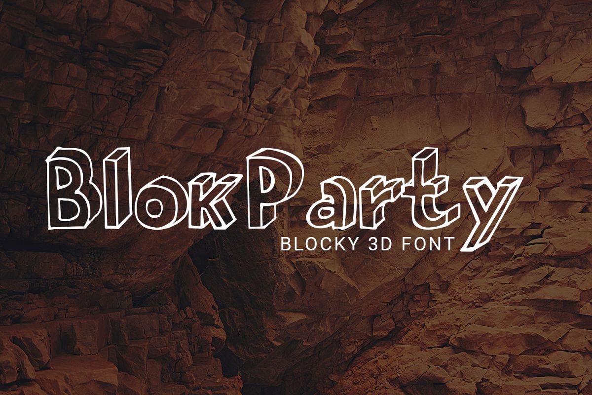 BlokParty Playful Font for the Kid in You example image 1
