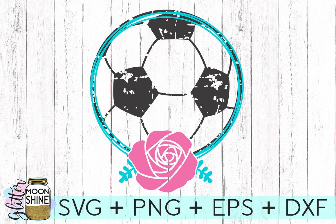 Soccer Name Frame SVG DXF PNG EPS Cutting Files example image 1