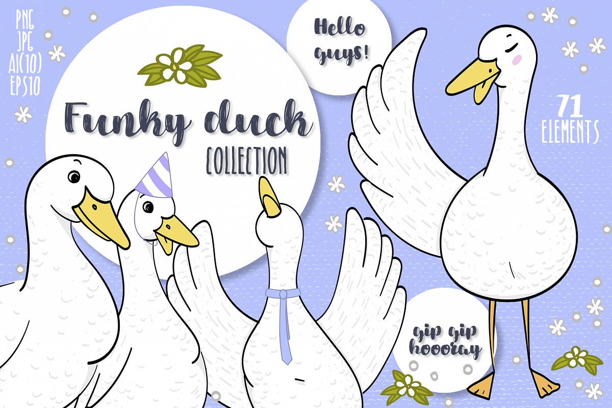 Funky duck collection example image 1