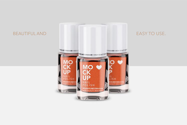 Nail Polish Mockup - Front View example image 1