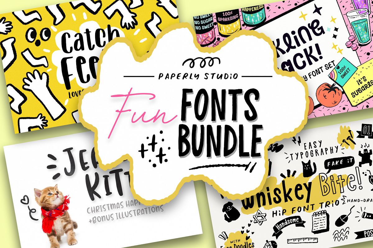 Fun Font Mini Bundle & Extras example image 1