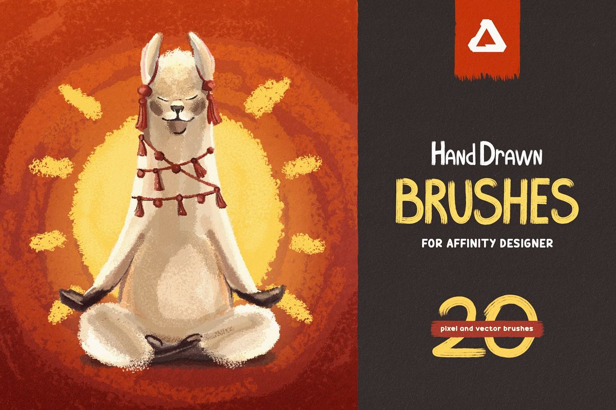 Hand Drawn Brushes for Affinity Designer example image 1
