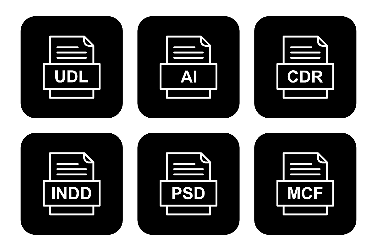 Set Of File Formats Icons example image 1