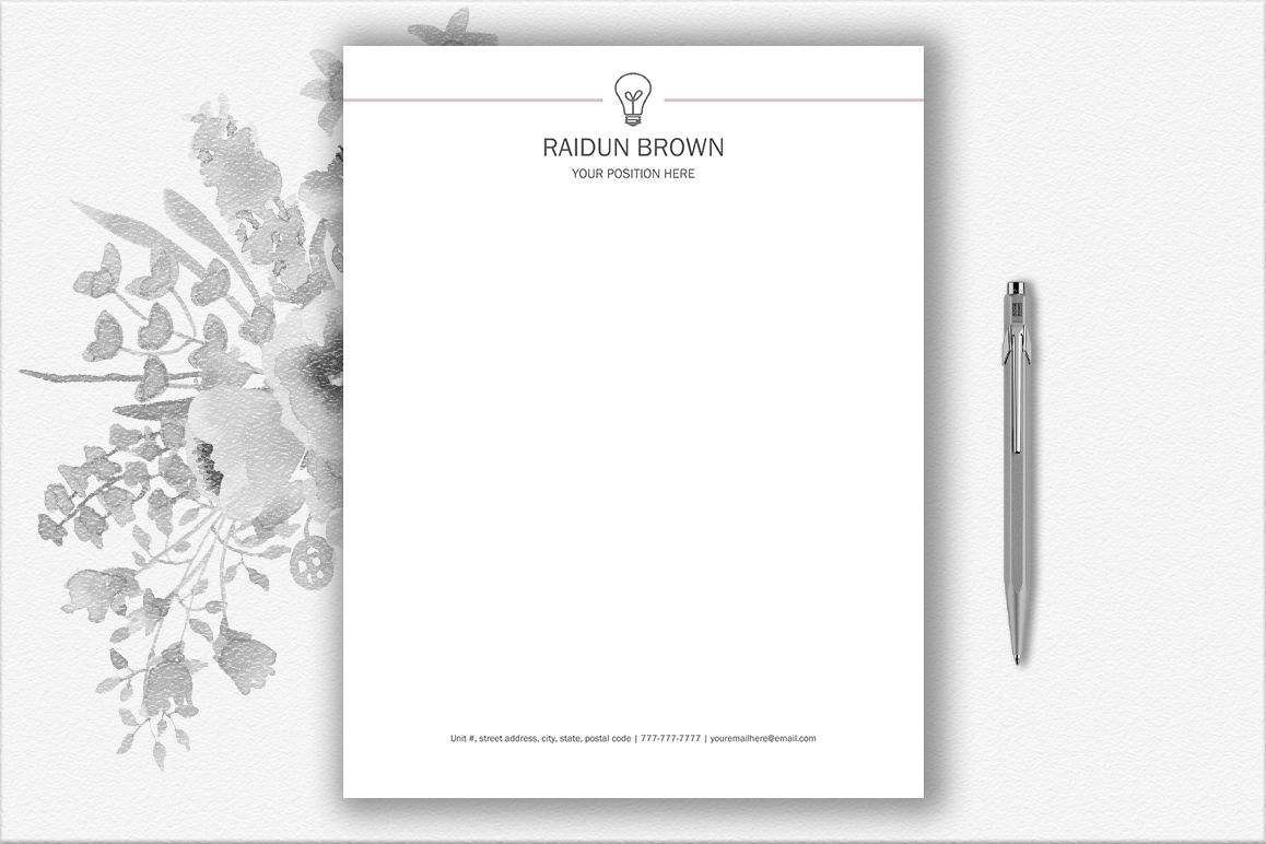 Letterhead Design Template example image 1
