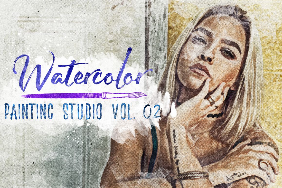 Watercolor Painting Studio Vol. 02 example image 1