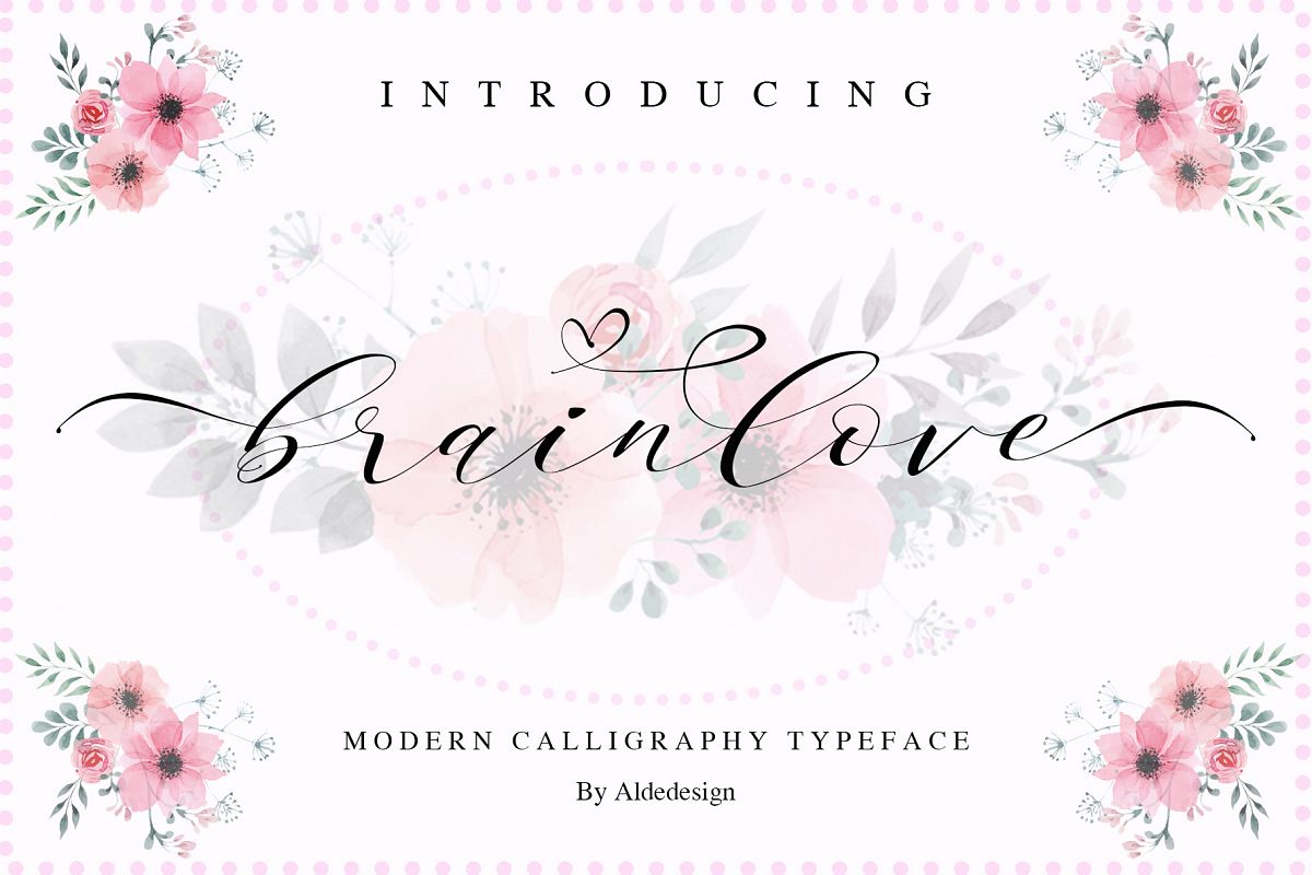 Brainlove - Beautiful Script example image 1