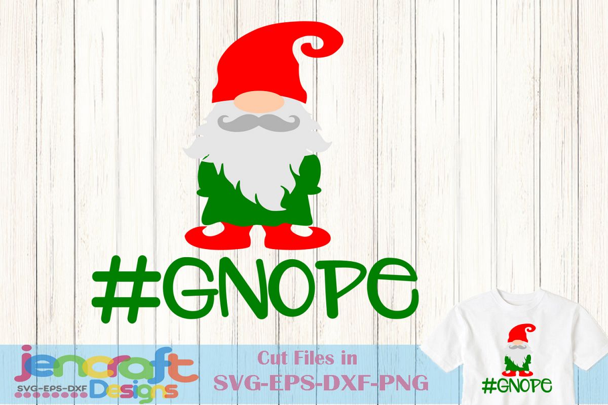 Christmas SVG - Gnope Nordic Gnome SVG Elf Dwarf SVG