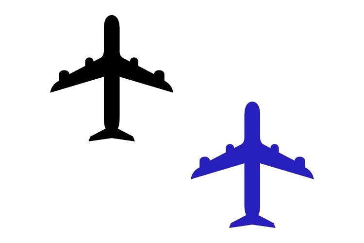 Plane icon example image 1