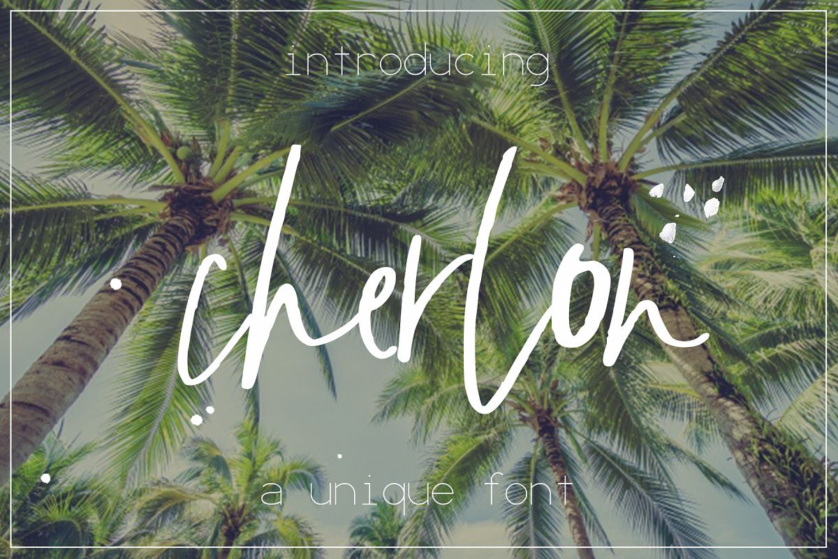 Cherlon Font example image 1