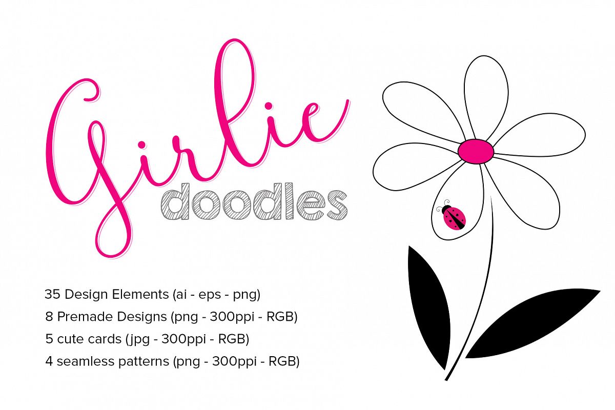 Girlie Doodles example image 1