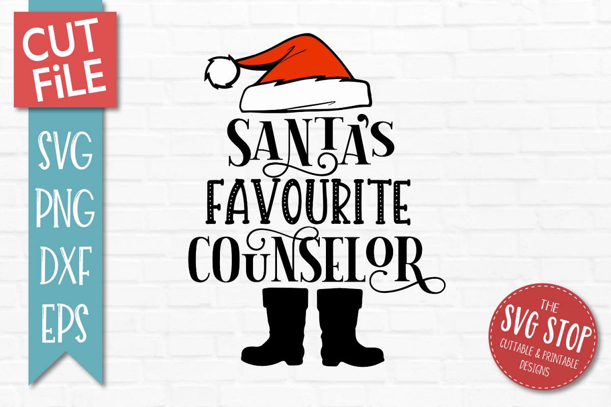 Santas Favourite Counselor SVG, PNG, DXF, EPS example image 1