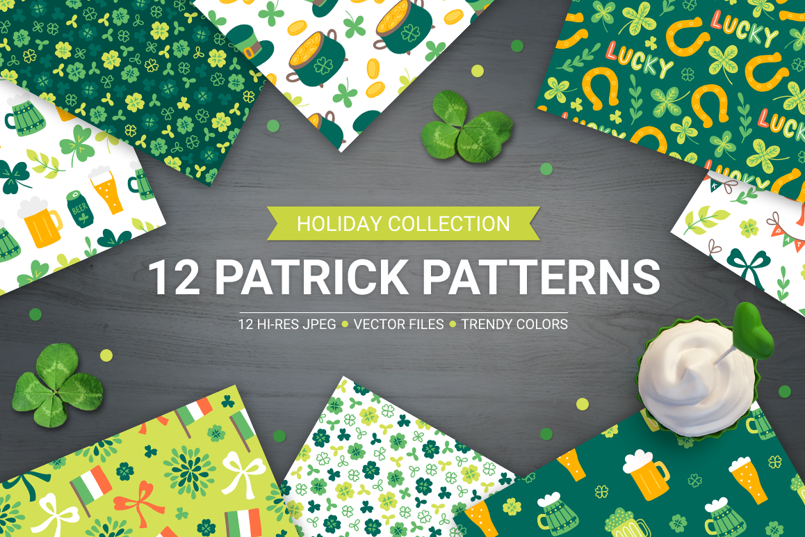 12 St. Patrick's Day Patterns example image 1
