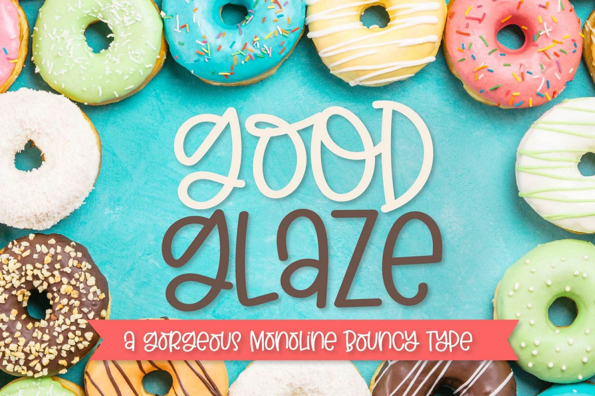 Good Glaze - A Clean Hand Lettered Sans Serif with Ligatures example image 1