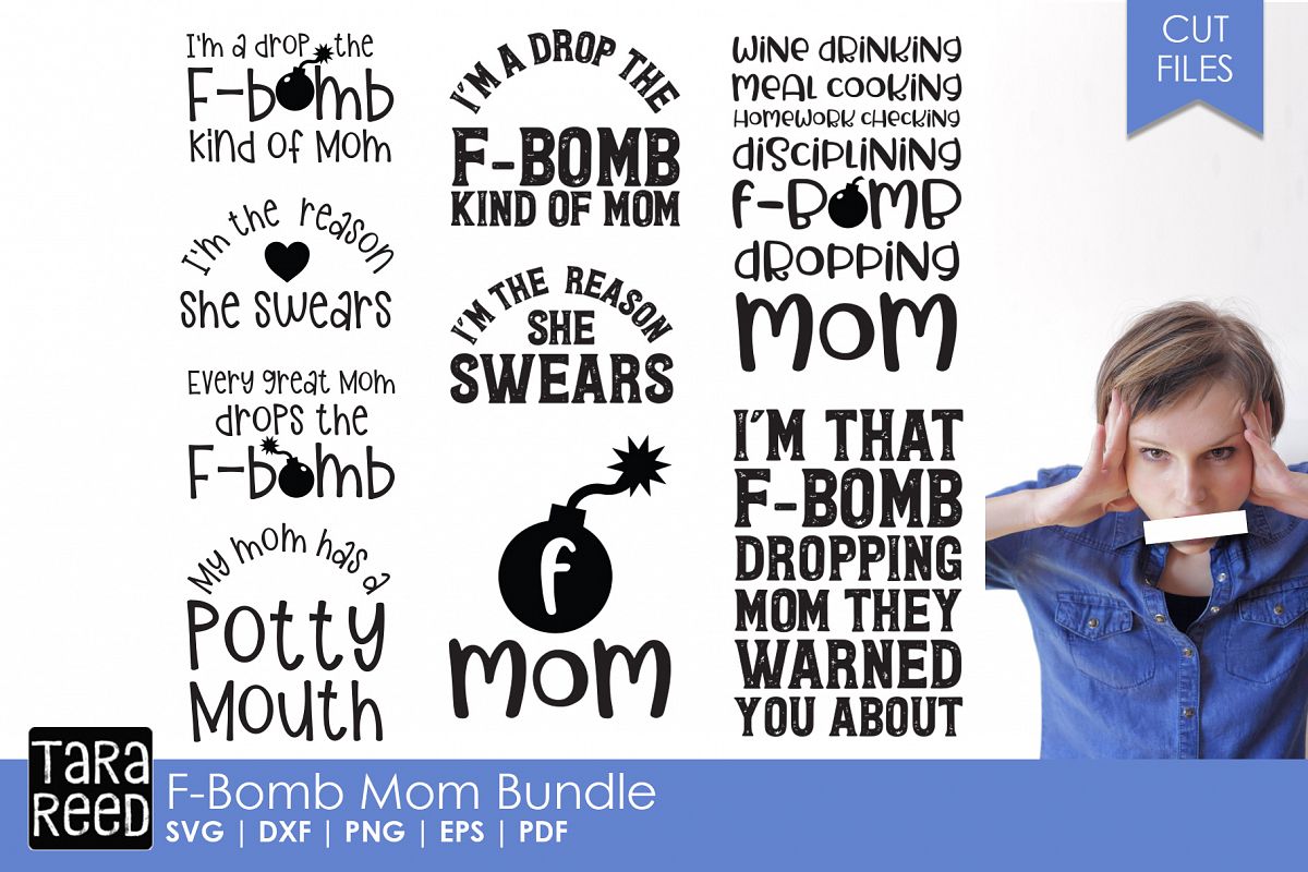 F-Bomb Mom - Mom SVG and Cut Files for Crafters (113112 ...