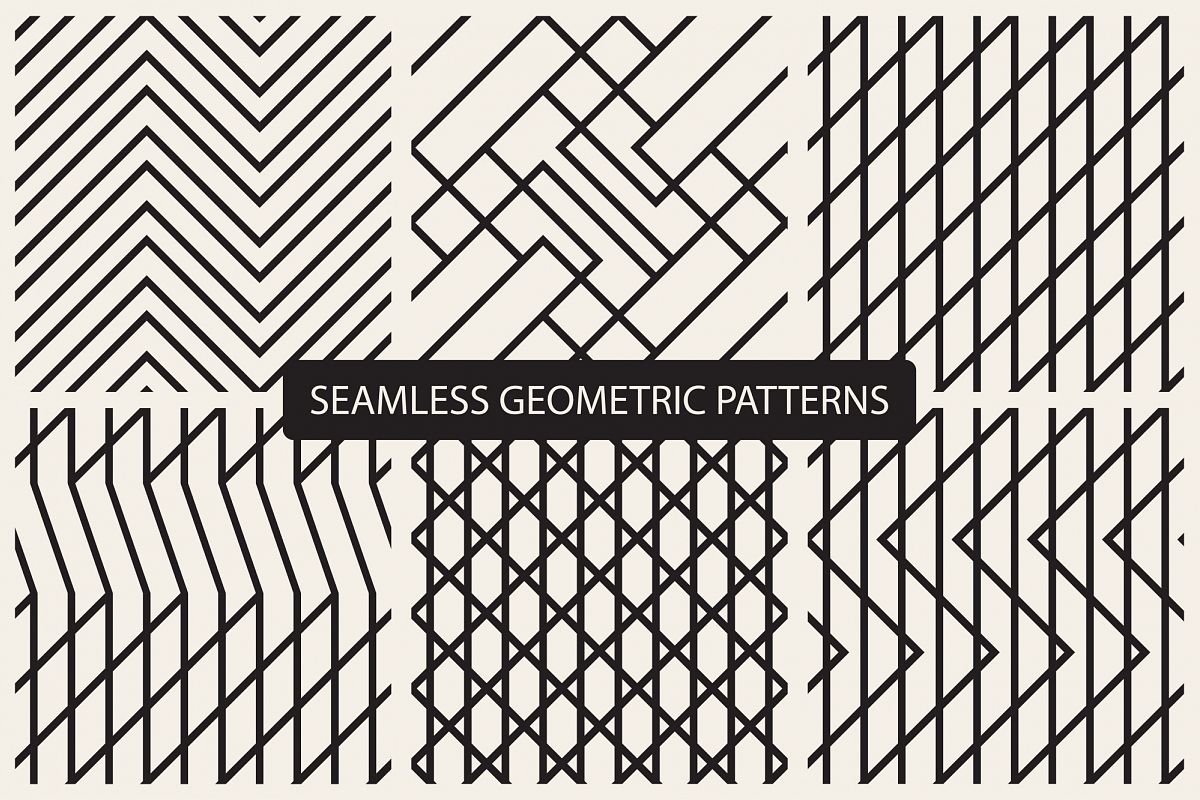 Geometric seamless patterns example image 1