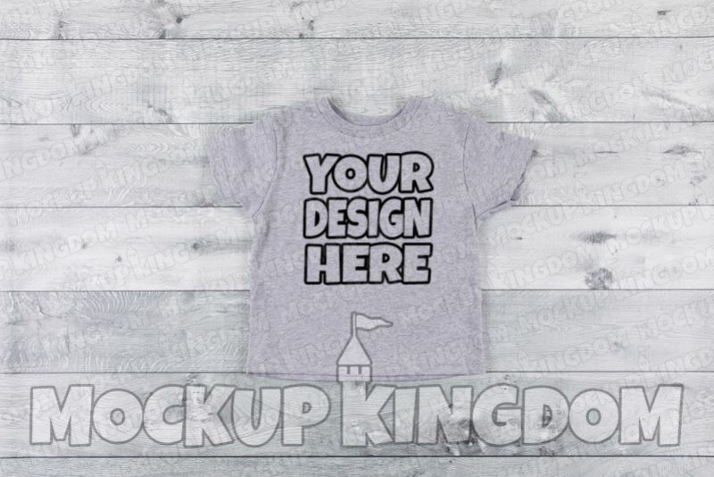 Kids Shirt Mockup, Toddler Shirt Mockup, Youth Shirt Mockup example image 1