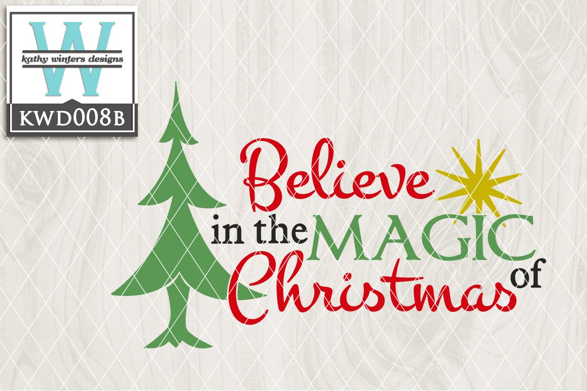 Christmas Cutting File KWD008B example image 1