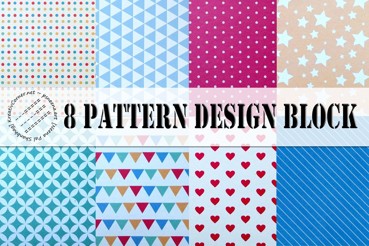 8 Pattern Design Blocks example image 1