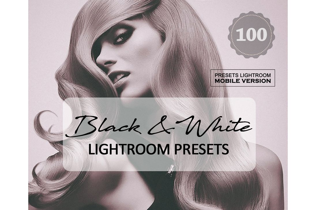 Black White Lightroom Mobile Presets Adroid and Iphone/Ipad example image 1