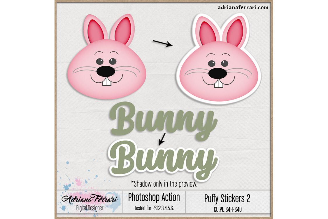 Sticker Maker Photoshop Action 2 example image 1
