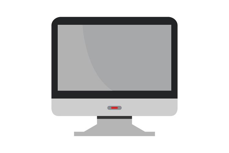 Computer monitor icon example image 1