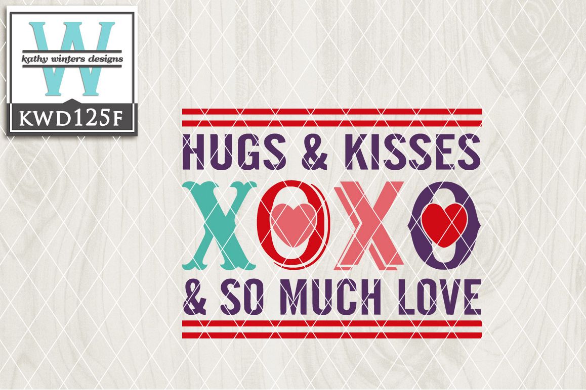 Valentines Cutting File KWD125F example image 1