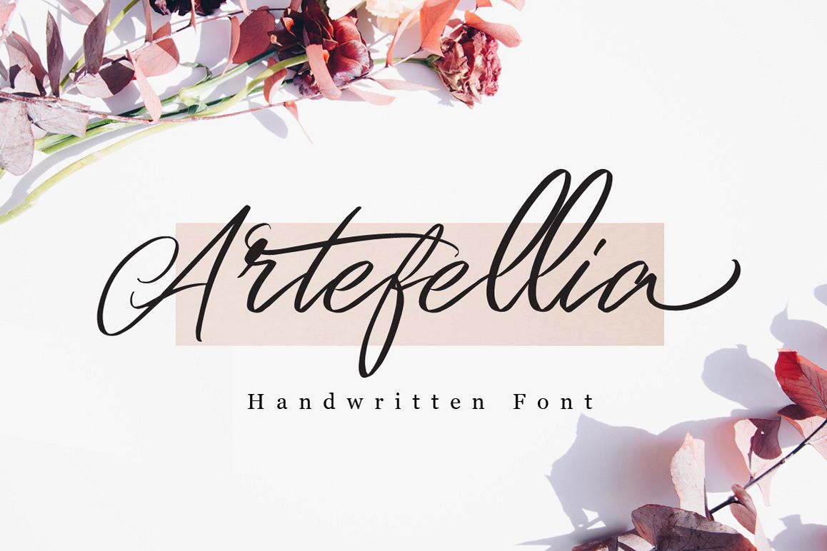 Artefellia - Handwritten Font example image 1