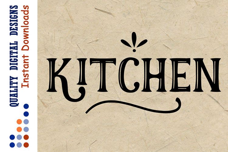 Kitchen signs decor svg files Farmhouse Svg example image 1