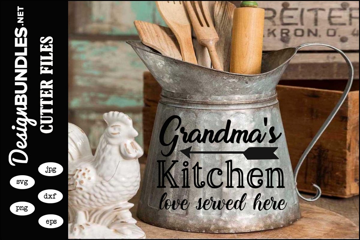 Grandmas Kitchen SVG example image 1