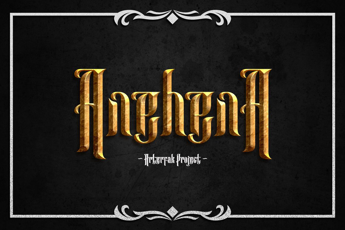 Anehena Typeface example image 1